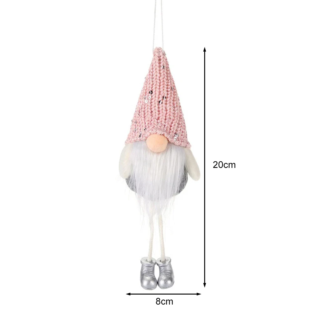 Новогодние подвески для кукол без лица скандинавские качели Лесной старик