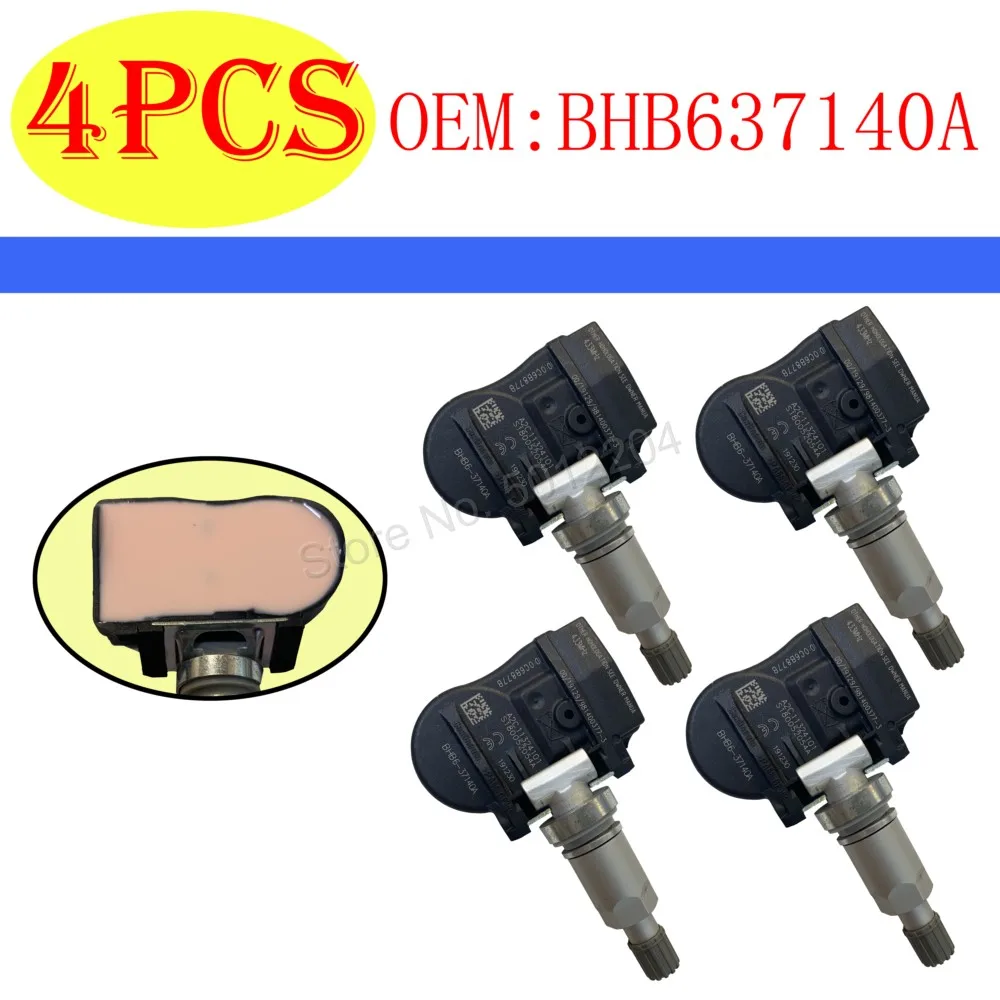 4 шт./лот BHB637140A BHB637140 433 МГц датчик давления в шинах TPMS для Mazda 2 3 5 6 CX-5 CX5 CX-6 CX6 CX-9 CX9 MX-5 Artz GS1D37140