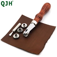 4pcsset leather craft spacer embossing leather punch tools scribing wheel for leather craft diy leather working tools handicraf