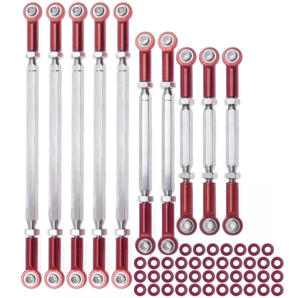 Полный комплект RCAWD из сплава + стали #45 стяжка/тяга/звеньевая тяга набор