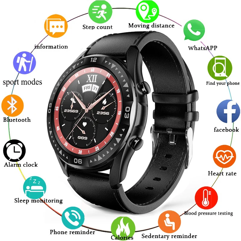 

G1 Smart Watch Men Heart Rate Blood Pressure Monitor Electronic Clock Sport Watches For Men Waterproof Bluetooth Call Smartwatch