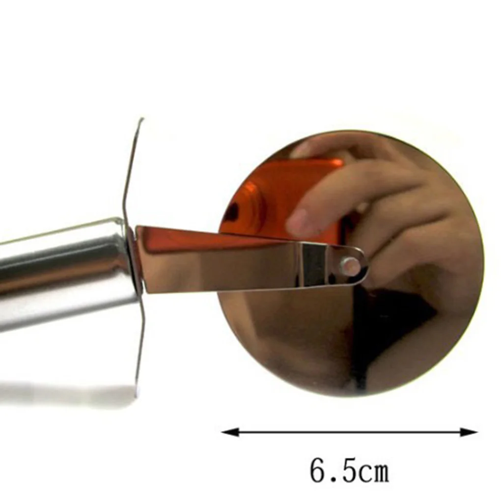 Острый нож для пиццы из нержавеющей стали 2 шт. круглая лопатка блинчиков слайсер
