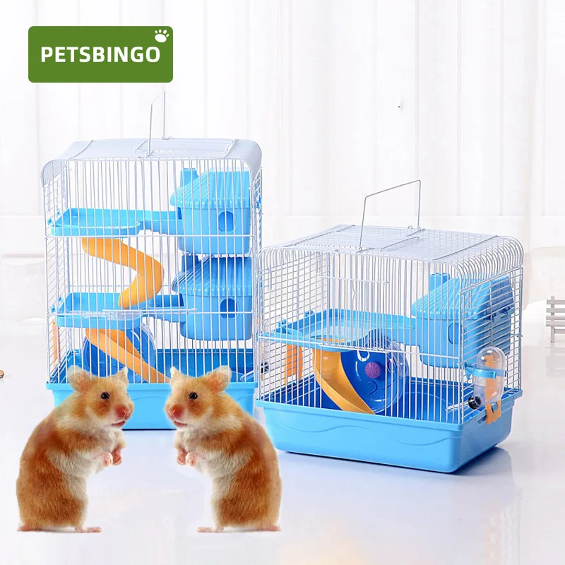 Клетка для домашних животных 3 этажная клетка хомяка портативная Роскошная виллы