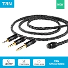 Наушники TRN T2 Pro 16 Core, посеребренный Hi-Fi обновленный кабель, серый разъем BlackMMCX2Pin для TRN VX pro TA2 V90 TA1 ZSX TA2