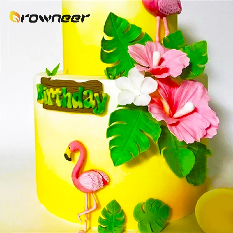 Черепаха лист плесень 3D Дерево резиновая силиконовая форма Розовые Инструменты