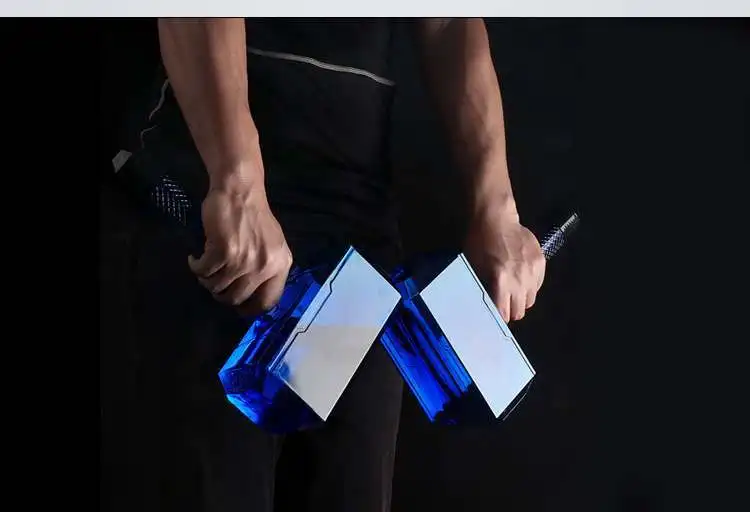 Л бутылка для воды в форме молотка с длинной ручкой многоразовая прочная