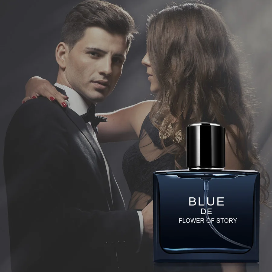 Синий 30 мл 50 стойкий парфюм Мужской морской спрей стеклянная бутылка Parfum