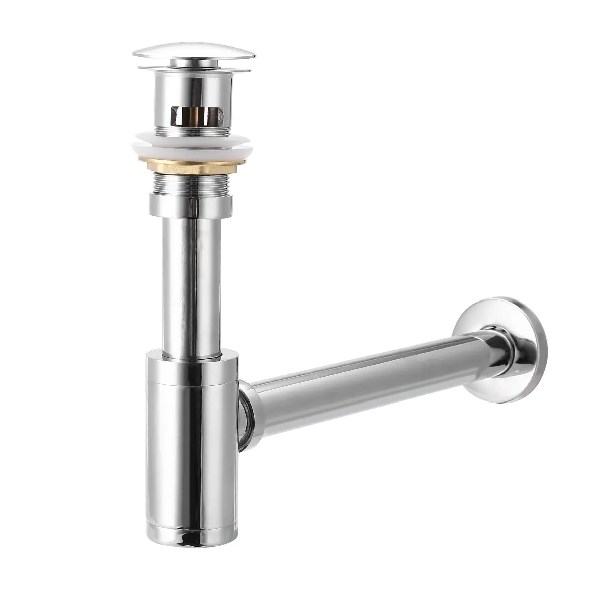 1 set basin drain valve kit trap spring overflow sink for bathroom faucet sink drains hardware accessories free global shipping