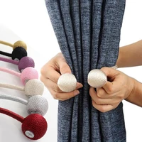 new magnetic pearl ball curtain tiebacks tie backs holdbacks buckle clip accessory curtain tieback home storage accessories