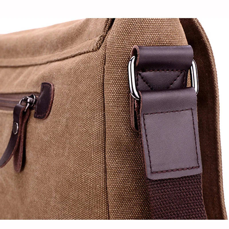 KVKY хит мужские холщовые сумки через плечо на одно дорожные повседневные для