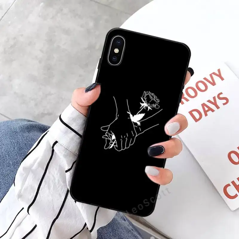 

The People Line Art Plagt Phone Case for iPhone 11 12 mini pro XS MAX 8 7 6 6S Plus X 5S SE 2020 XR
