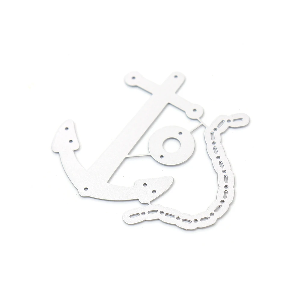 

Anchor Metal Cutting Dies Ocean Ship Embossing Stencil For DIY Scrapbooking Photo Album Card Paper Embossing Craft 6.62x6cm
