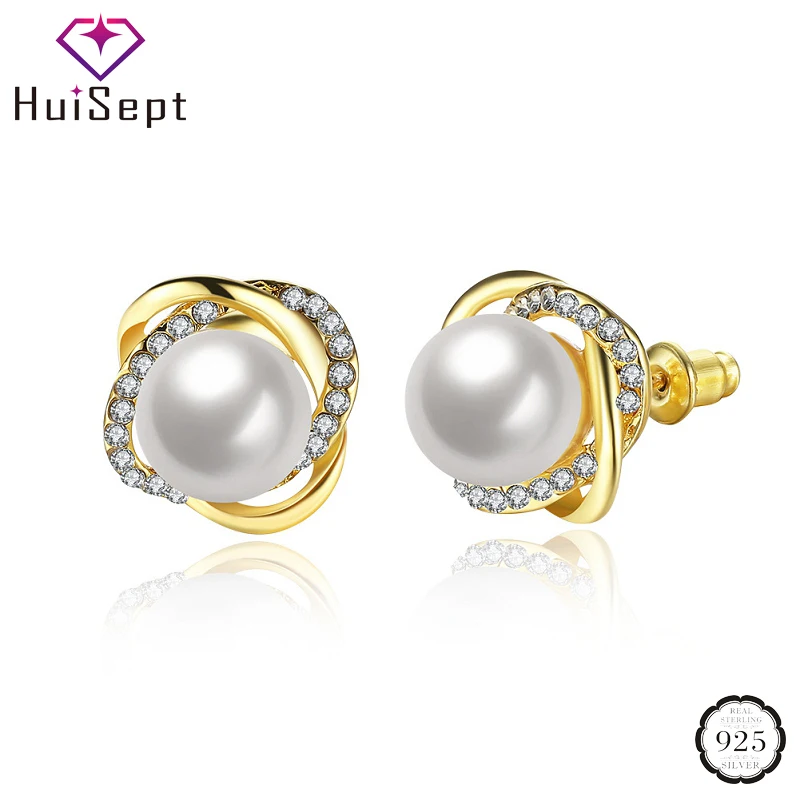 Женские серьги гвоздики из серебра 925 пробы с фианитом|Серьги-гвоздики| |