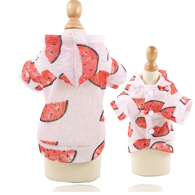 Защита от солнечных лучей летняя одежда для собак тонкий собак-тцу Рубашки Щенок