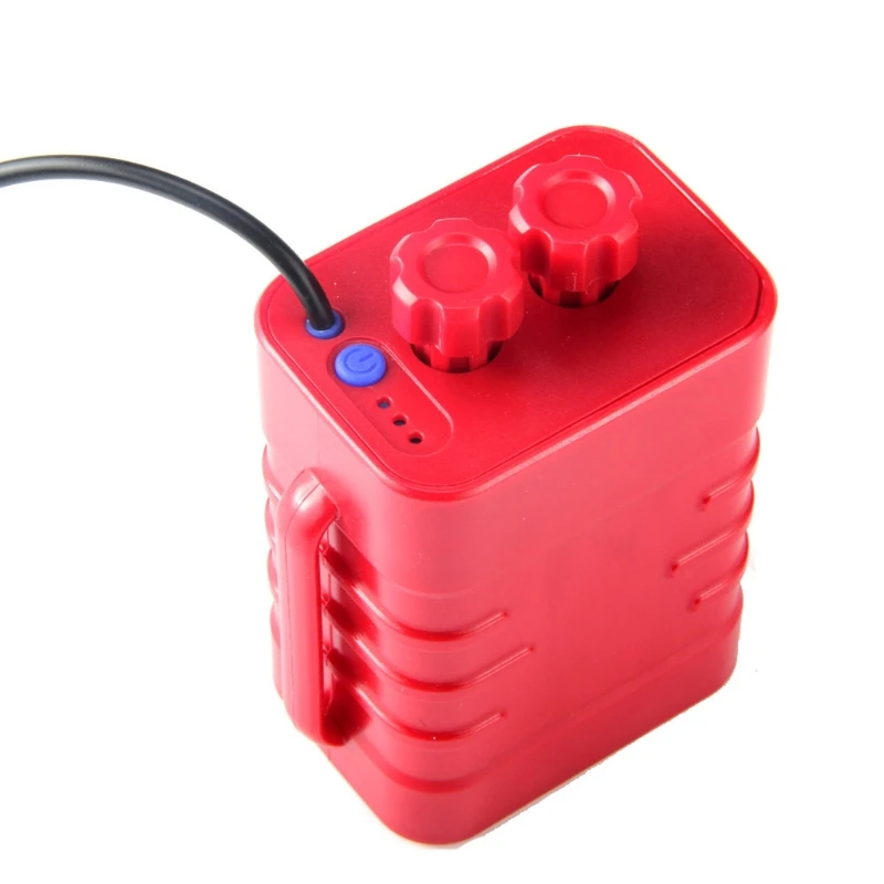 

DC 8.4V USB 5V 6x 18650 Battery Storage Case Box For Bike LED Light Cell Phone