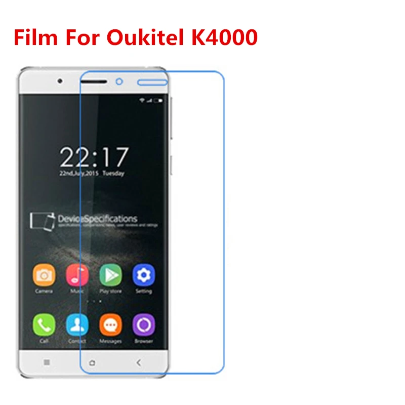 1/2/5/10 шт. ультратонкая прозрачная защитная пленка для HD ЖК-экрана с тканевой пленкой для очистки Oukitel K4000.