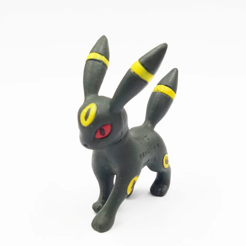 Фигурка Пикачу, игрушка eevee Vaporeon Jolteon Flareon Espeon Umbreon Leafeon Glaceon Sylveon Pocket Monster manga аниме - Цвет: Черный