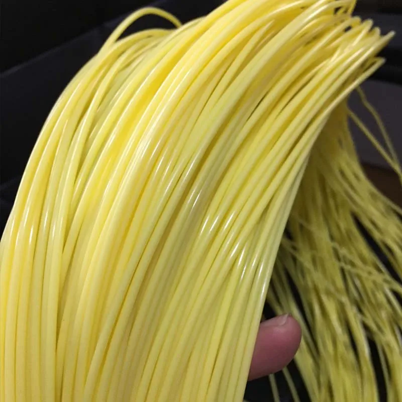 Круглый светильник-желтый Синтетический ротанговый материал PE для вязания