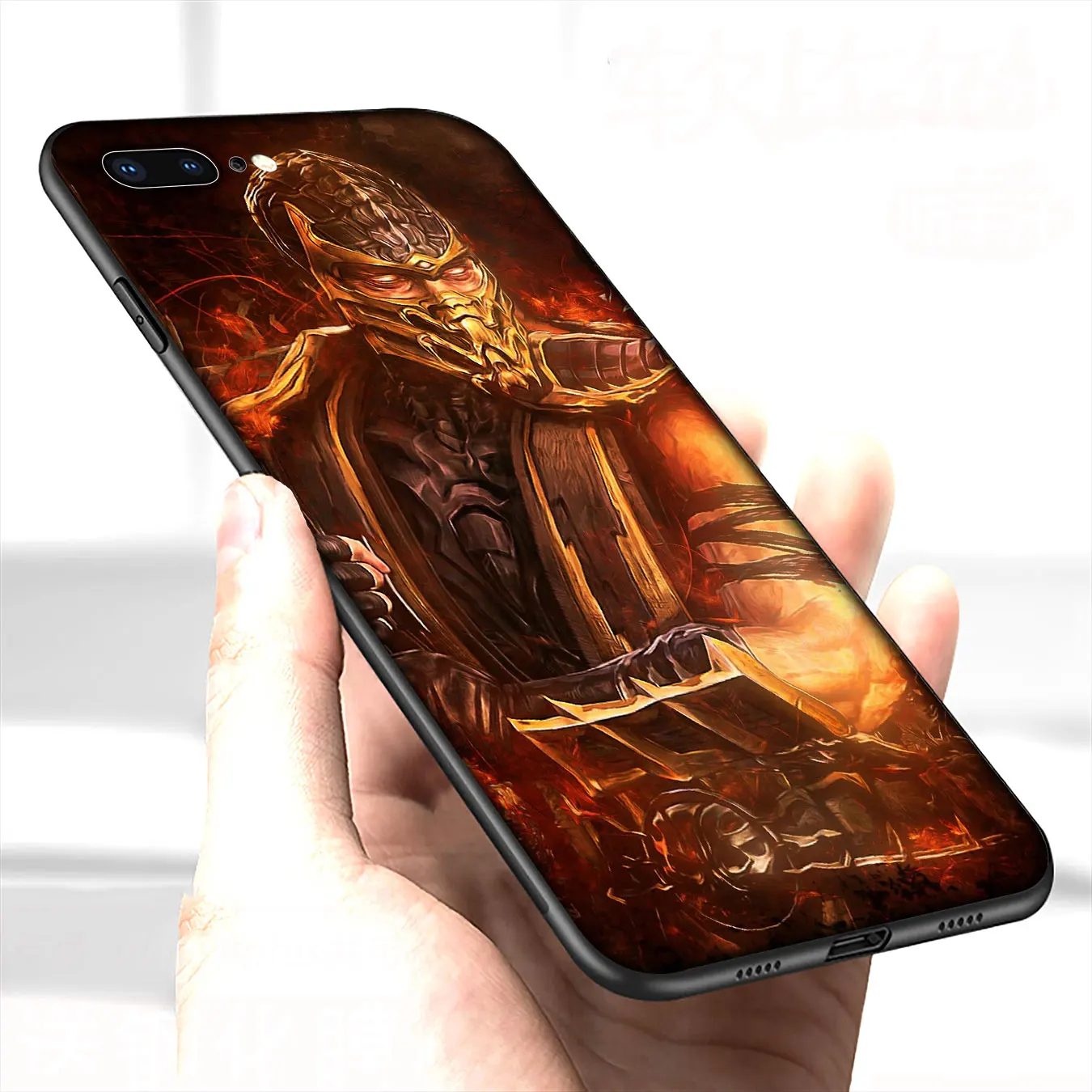 Мягкий силиконовый чехол Scorpion In Mortal Kombat для iPhone 12 Mini XR X XS 11 Pro Max 10 6 6S 7 8 Plus 5S SE