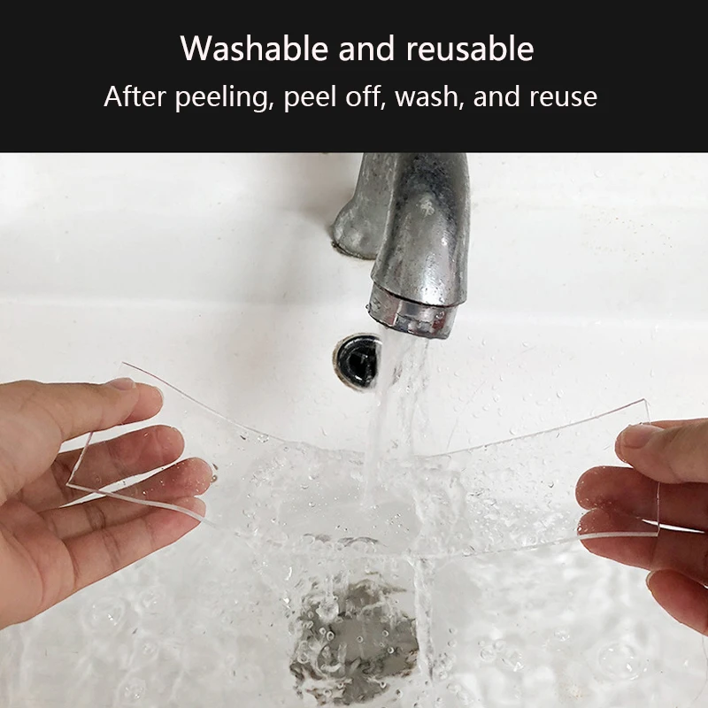 Автомобильные наклейки двусторонняя клейкая нано лента моющаяся съемная клей