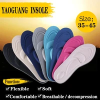 womens and mens sponge insoles womens breathable elastic booster cushioned soft running insoles large 35 45