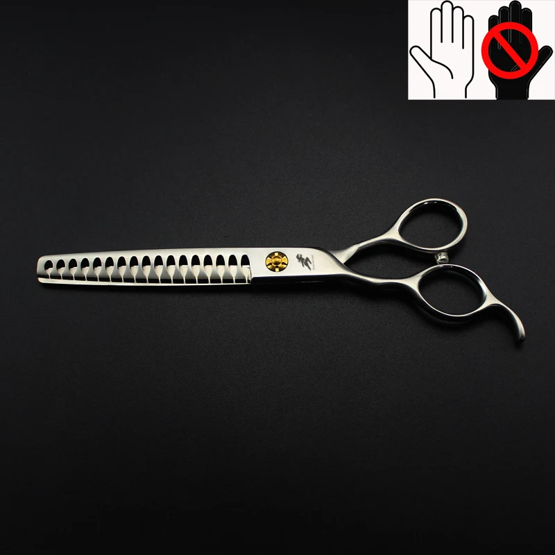 

6.5inch pet grooming scissors set straight cut teeth cut fish bone scissors