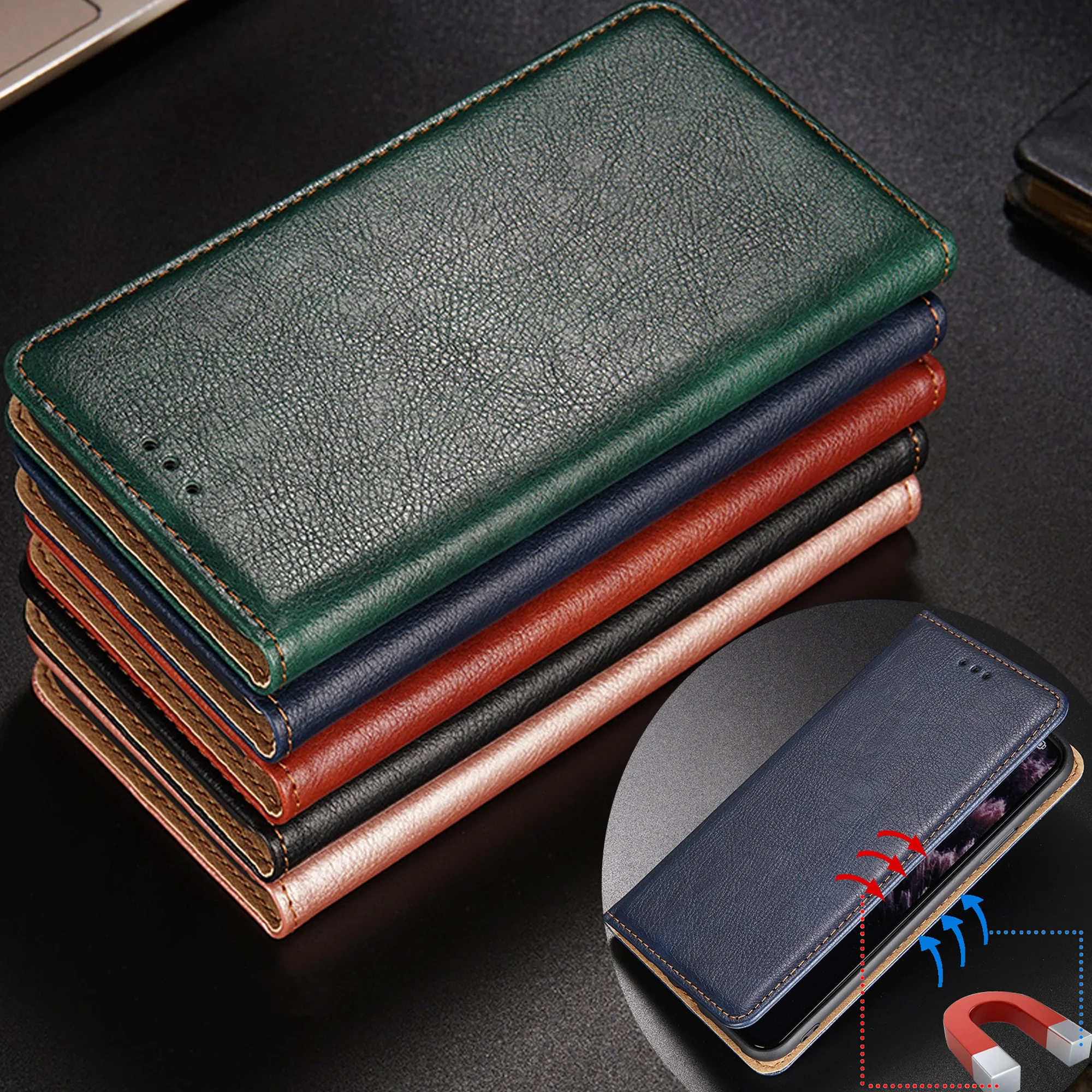 Кожаный чехол кошелек с магнитной застежкой для OPPO R9S R11S R15 RX17 R15X R17 Neo R19 Realme Q X Lite XT