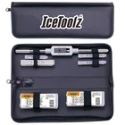 Набор инструментов Icetoolz E158 для ремонта велосипеда, комплект инструментов с ручкой и мешочком для хранения, профессиональный веломагазин