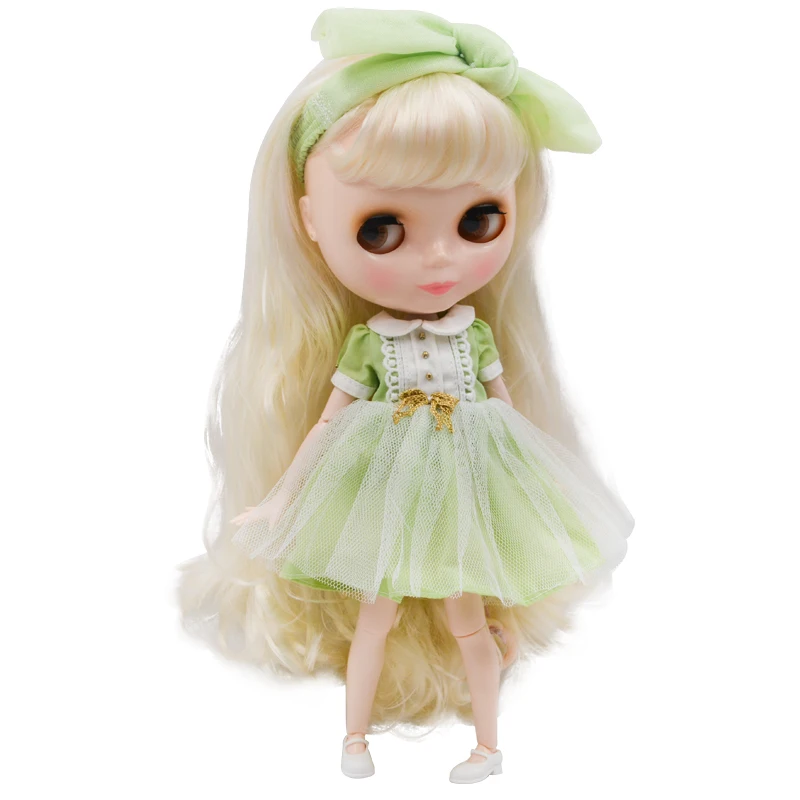 

Neo Blyth Doll NBL Customized Shiny Face,1/6 BJD Ball Jointed Doll Ob24 Doll Blyth for Girl, Toys for Children FHNBL01