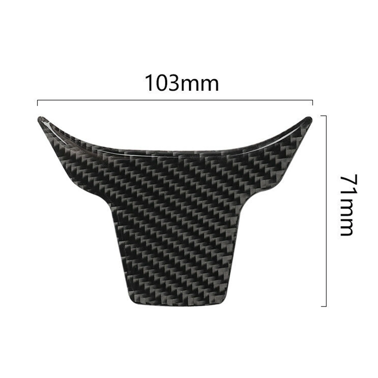 Отделка кнопки рулевого колеса для салона автомобиля из углеродного волокна Honda