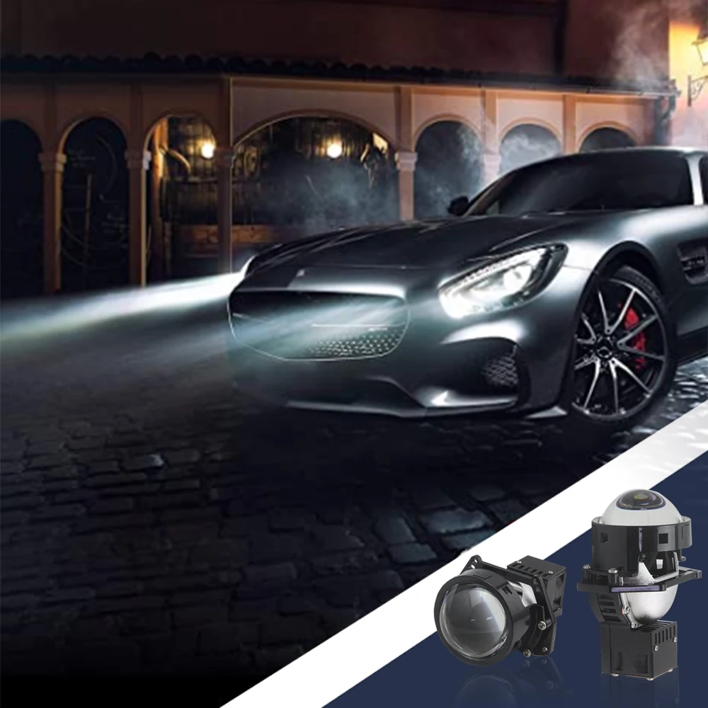 Сверхъяркий 1 комплект 2 5 3 0 дюймов LHD RHD Bi-LED проектор объектив Ремонт Светильник в