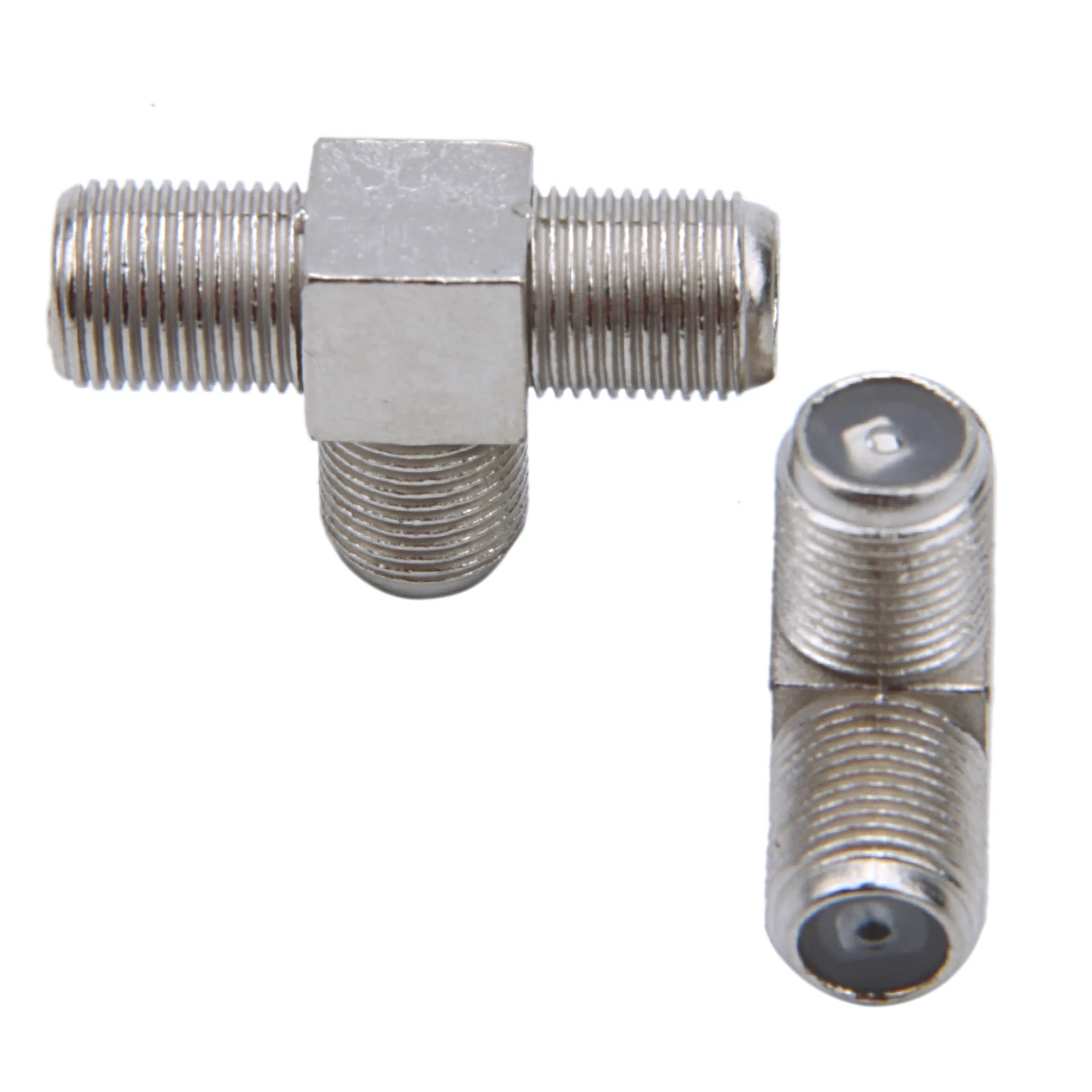 2 шт. 2-полосные F-Type комбинированные ТВ коаксиальные соединители RF адаптеры