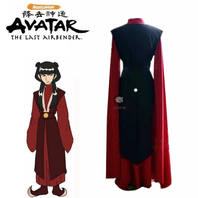 

Anime Avatar The Last Airbender Mai Cosplay Costume Anime Custom Made Uniform Any Size