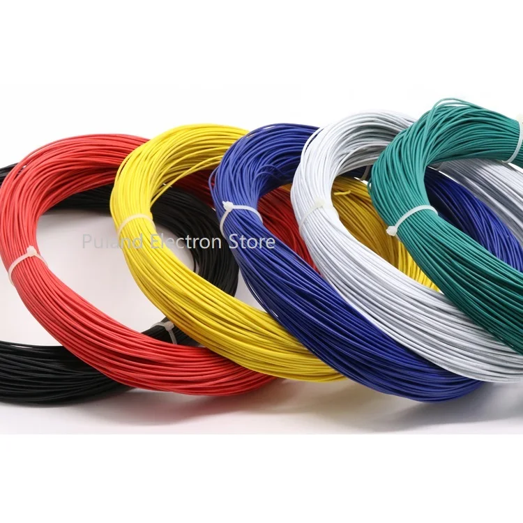 24AWG UL1007 ПВХ провод OD 1 4 мм изолированный OFC Луженая Медь электрон проводник кабель