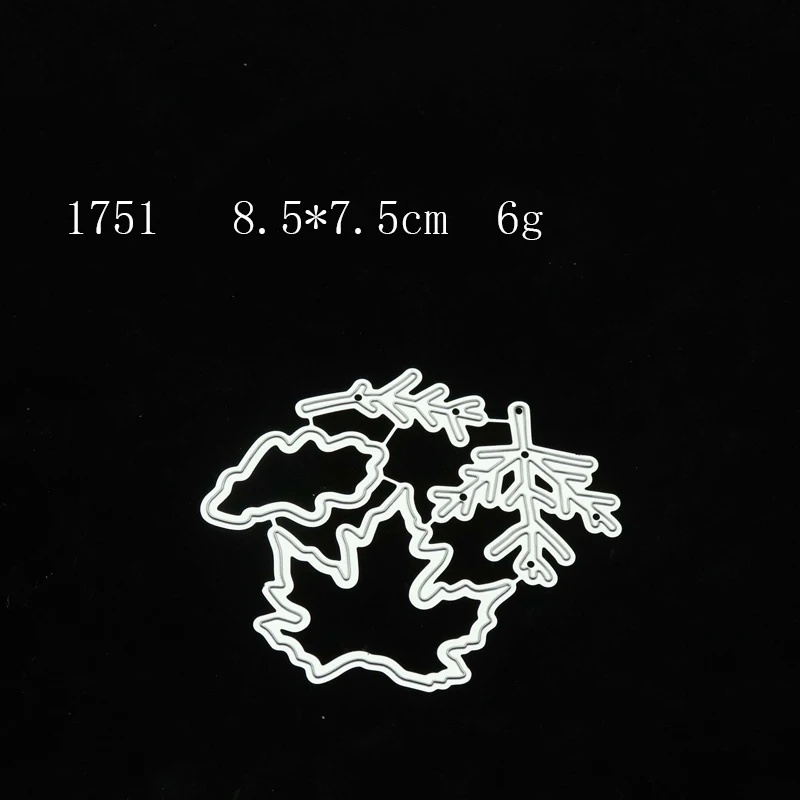 

Metal Cutting Dies Fallen Tree Leaves Background Scrapbooking Shape Stencil Craft Paper Knife Mould Blade Punch Card Make Decor