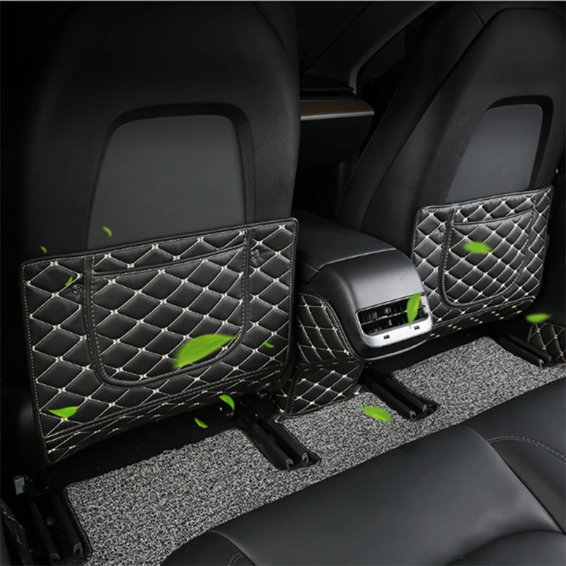 Prezzo Tappetino Interno Anti-calcio Per Auto Tappetino Protettivo Per Seggiolino Auto Nero Anti Sporco Auto Anti Bambini Kick Pad Per Accessori Tesla Modello 3