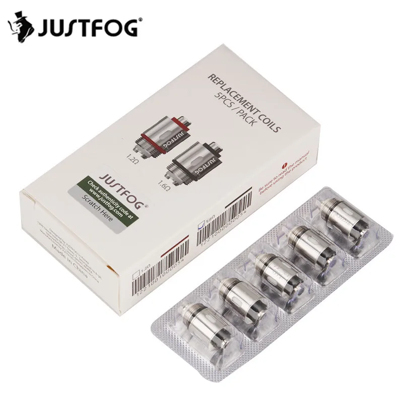 Набор атомайзеров JUSTFOG Q16 Q14 P16A P14A C14 сменная катушка 1 2 Ом 6 сердечник для