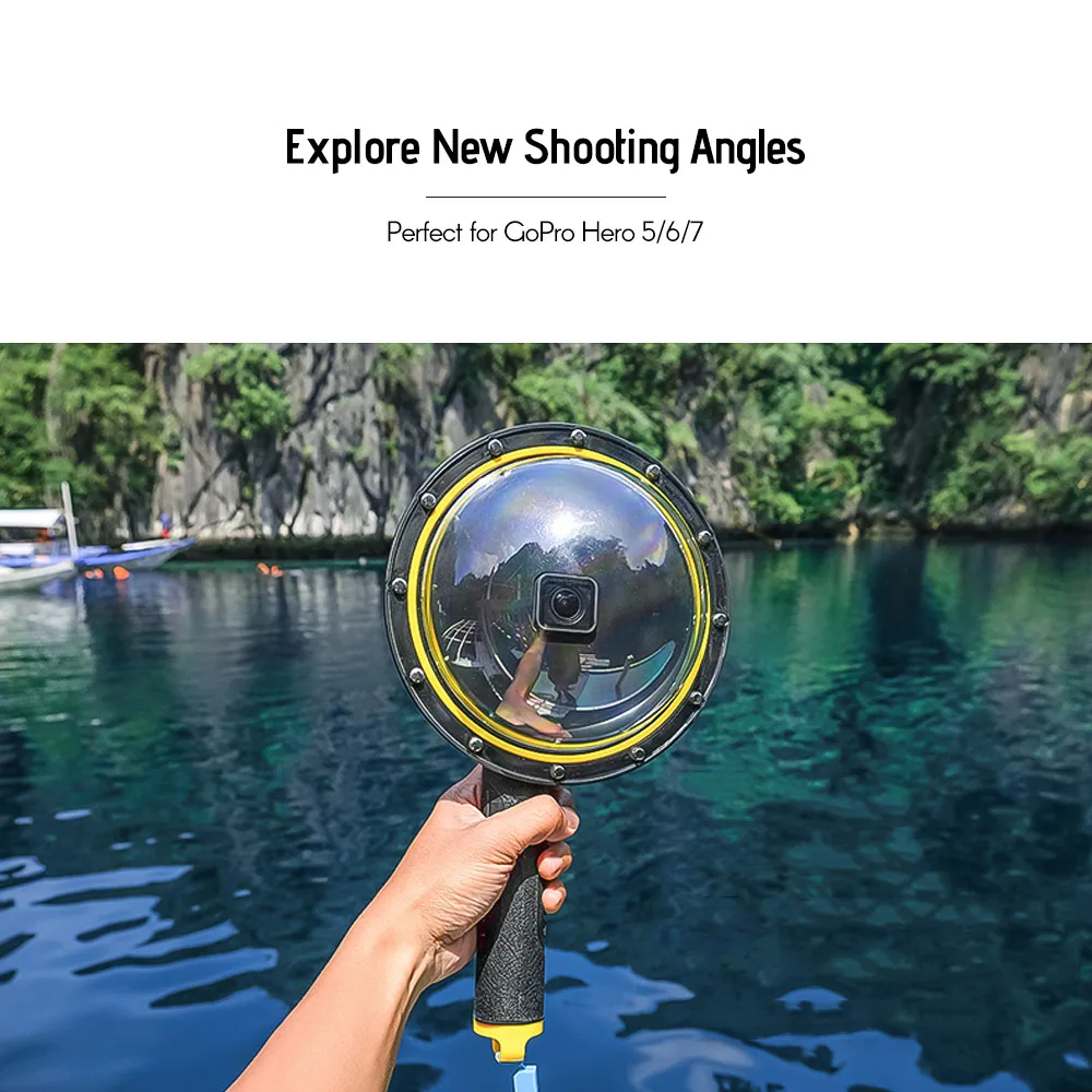 Телесин Водонепроницаемый купол Порты и разъёмы для объективов шарнирной набор