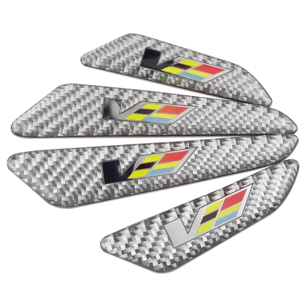 

4 шт., наклейки на автомобильные двери для Cadillac ATS dts XTS SRX CTS Deville Escalade BLS XT5 Tiburon V