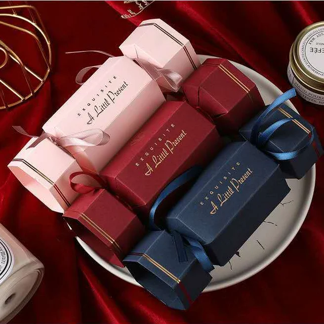 

New creative paper cylindrical gift box packaging wedding candy box cake packaging box party food packaging products
