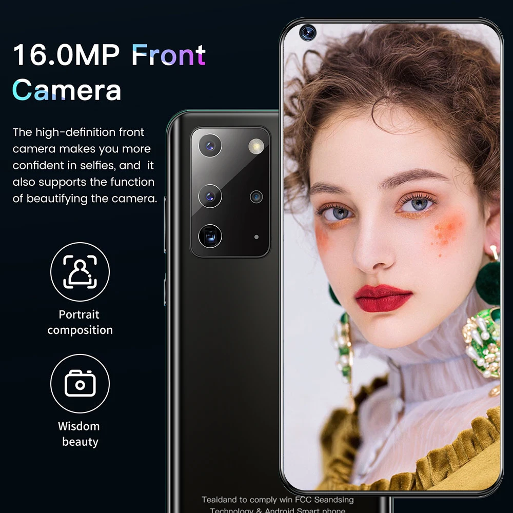 2022 galay s20 global version android smartphone 12gb 512gb celular 7 2 inch 5000mah smart phone unlocked 5g phone mobile phones free global shipping