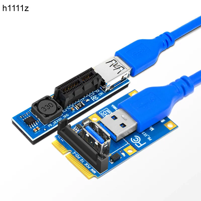 Mini PCI E к X1 переходная карта Express разъем двойной SATA питания 60 см USB 3 0 кабель