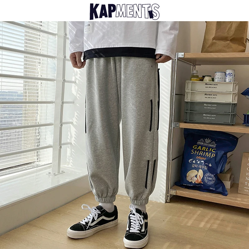 Мужские мешковатые спортивные брюки 2021 правильной формы мужские однотонные
