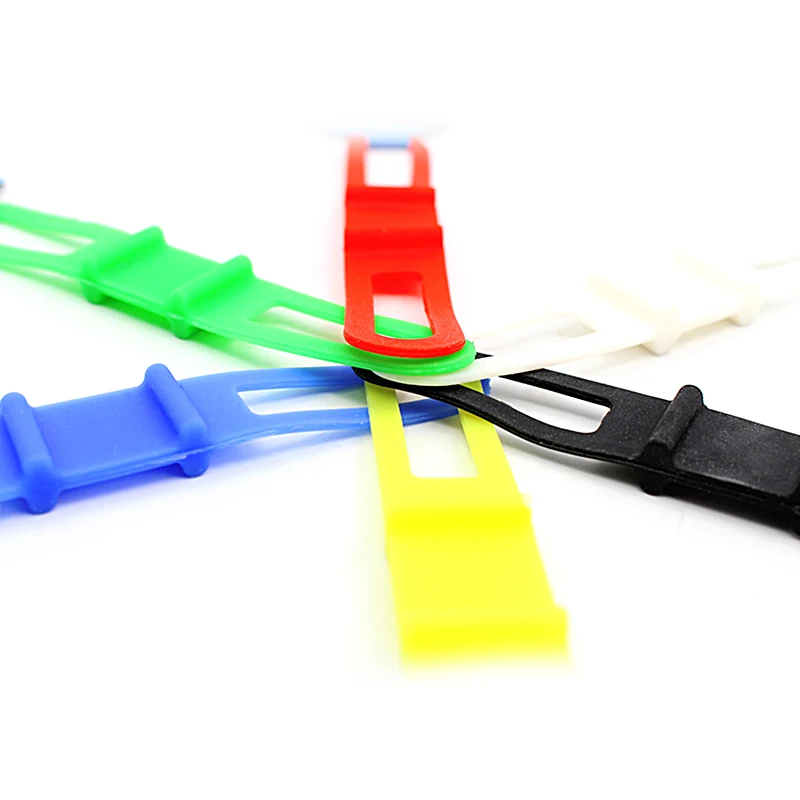 

1PC Universal Bicycle Handlebar Tape Handle Bar Holder Strap Bicycle Flashlight Silicone Buckle Fastener Bicycle Accessories