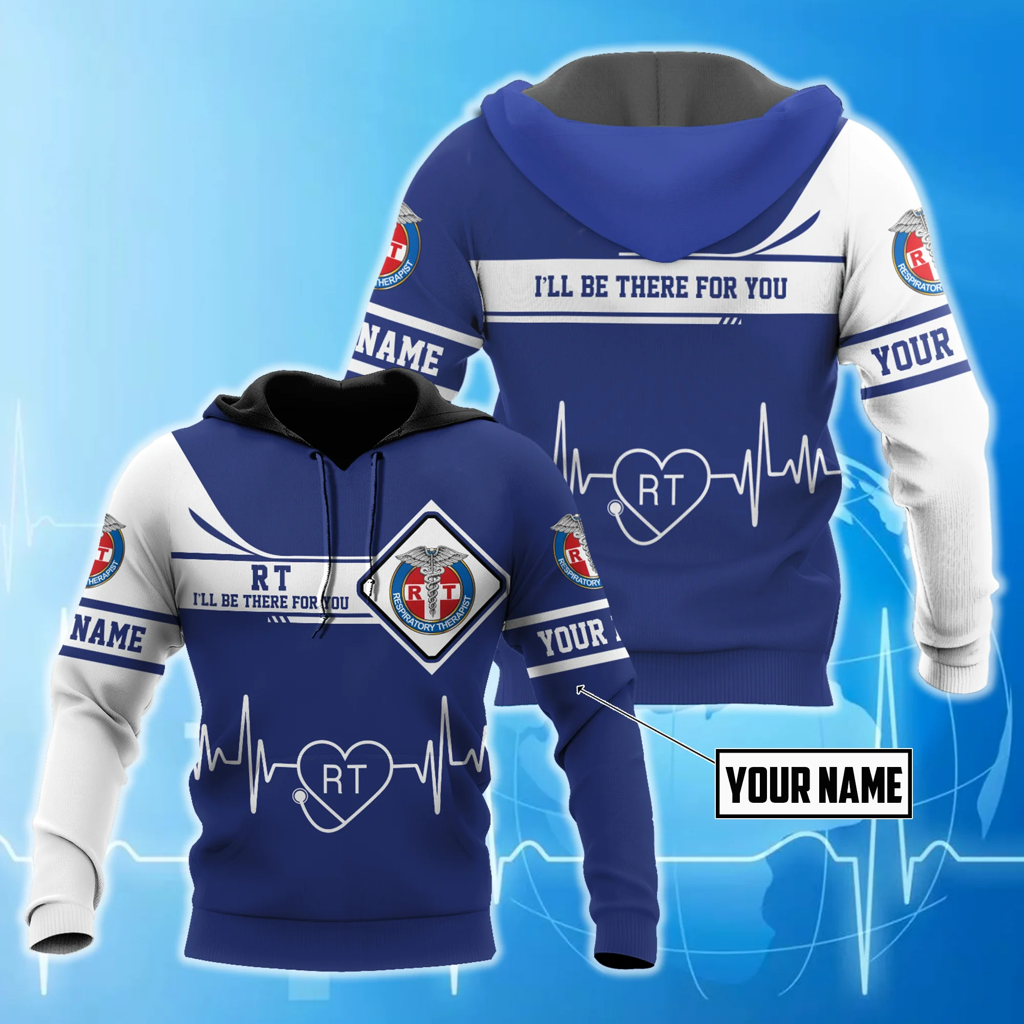 Новинка повседневные толстовки унисекс PLstar Cosmos 3 с принтом для медсестры именем