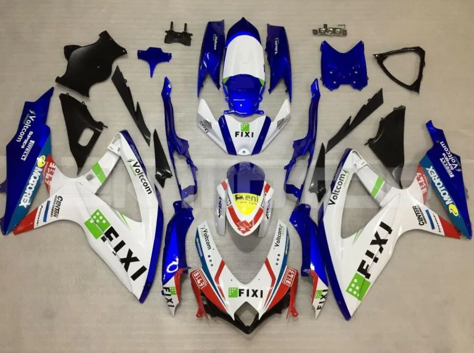

Новый комплект обтекателей для мотоциклов ABS подходит для SUZUKI GSX-R600 06 07 R600 R750 K6 GSXR 600 750 2006 2007 обтекатель Cool FIXI