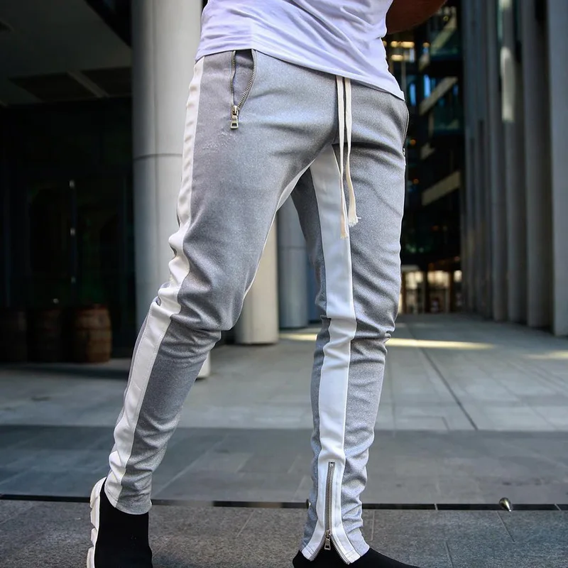 CYSINCOS хлопковые новые мужские джоггеры осенние узкие шаровары 2020 Бодибилдинг