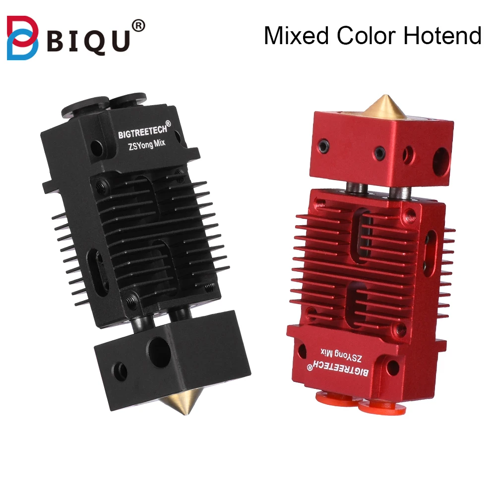 BIGTREETECH смешанные цвета 2 в 1 из Hotend двойной экструдер наборы DIY принт J head