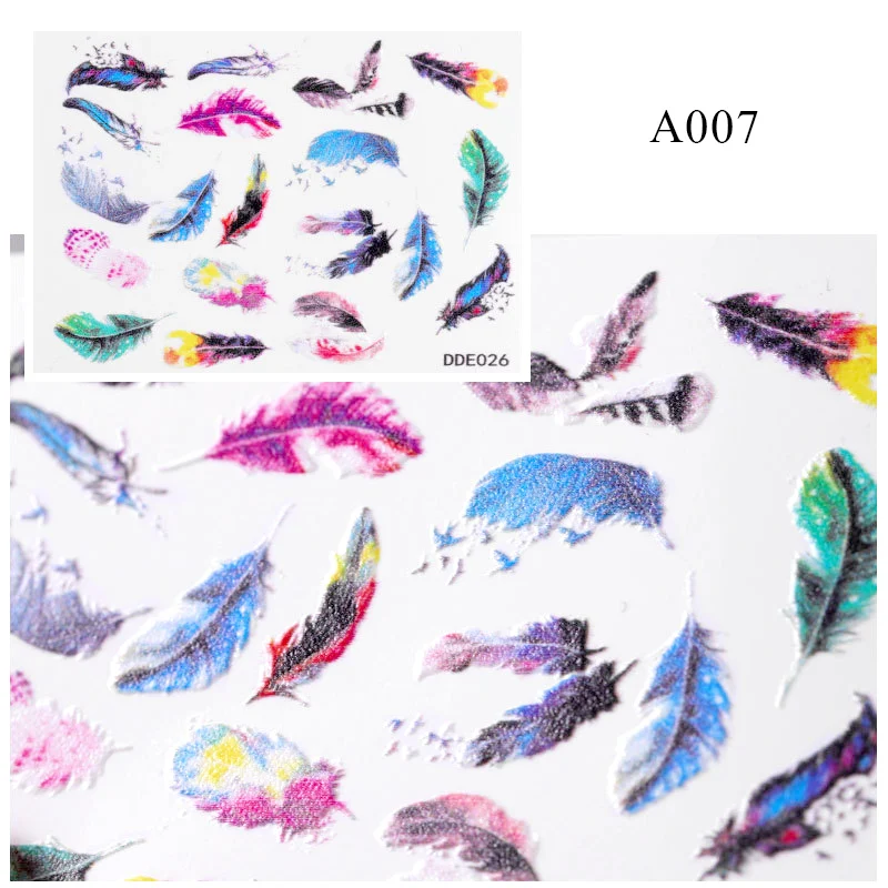 1 лист стикер для дизайна ногтей цветок переводная наклейка кружева Ловец снов