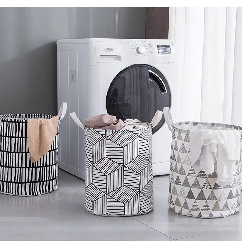 Новая бытовая Водонепроницаемая корзина для грязного белья Складная Большая